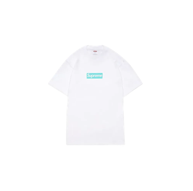 シュプリーム / ティファニー ボックス ロゴ Tシャツ "ホワイト"